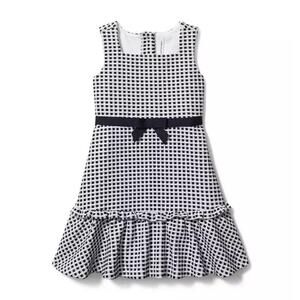 Janie and Jack Check Ruffle Dress 4T